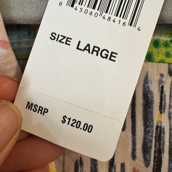 NWT Jams World Ka’u Women’s Short Sleeve Hawaiian Print Button Up Shirt Large - Picture 6 of 8